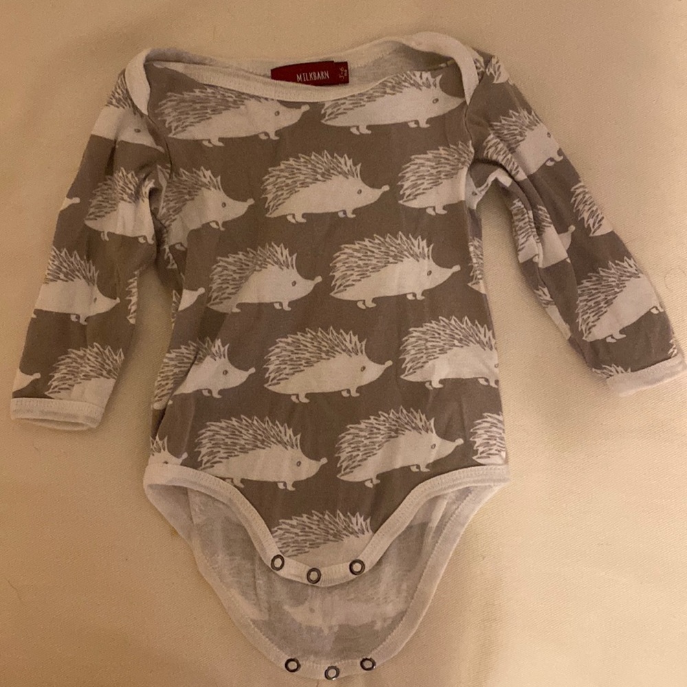 Milkbarn long sleeve onsie